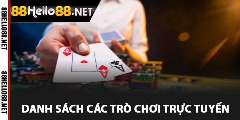 Danh sách các trò chơi trực tuyến